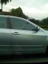 Taken from inside the car