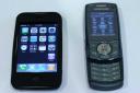 Apple iPhone and Samsung L760