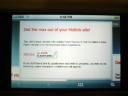 Apple iPhone loaded Hotlink website zoomed