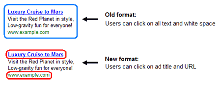 New Google ads