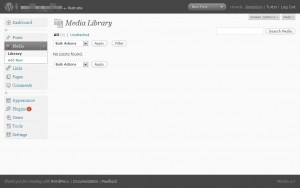 wordpress 2.7 media library