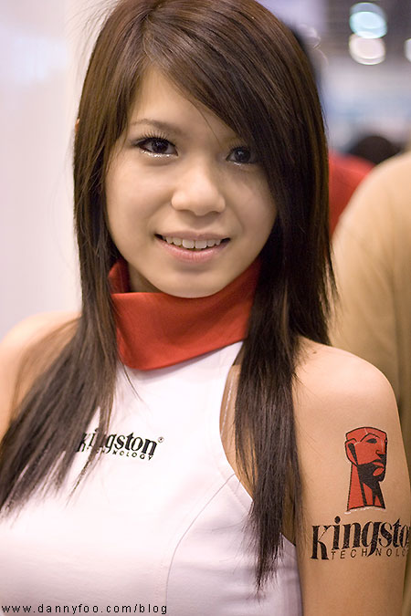 Kingston booth babe