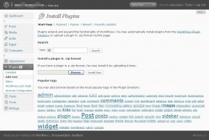 wordpress 2.7 add new plugins wordpress 2.7 add new plugins