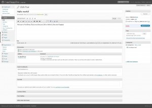 wordpress 2.7 expandable post editor wordpress 2.7 expandable post editor
