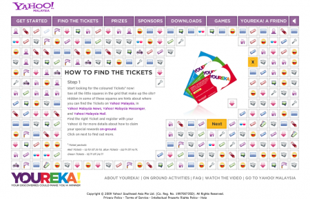 yahoo malaysia youreka ticket