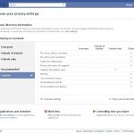 custom privacy settings