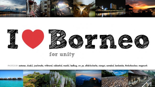 i heart borneo montage